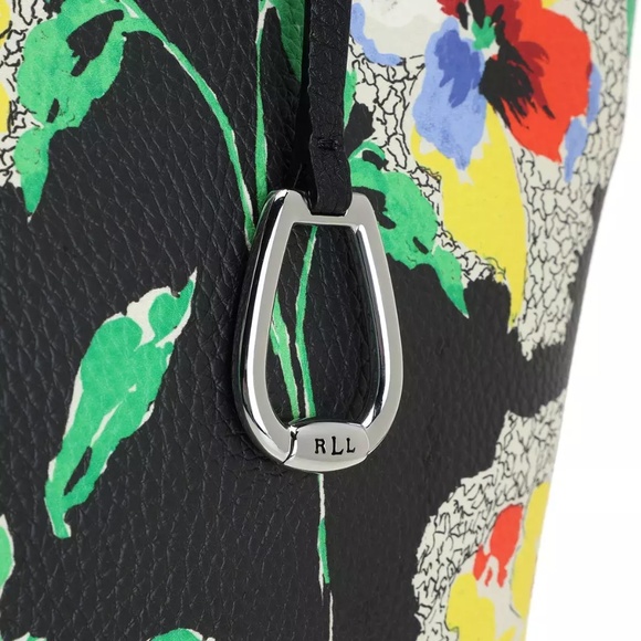 Ralph Lauren Pebble Reversible Tote Les Jardins Du Cap - Picture 4 of 7